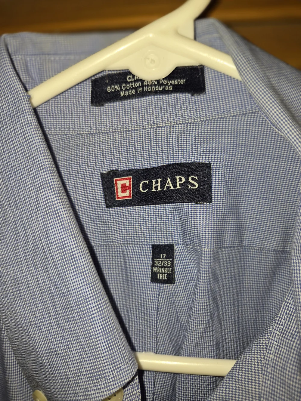 Polo by Ralph Lauren Light Blue Micro-Check Dress Shirt